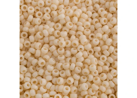 437 - Miyuki Seed Bead 11/0 Opaque Dark Cream