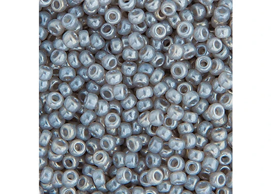 445 - Miyuki Seed Bead 11/0 Silver Grey Ceylon