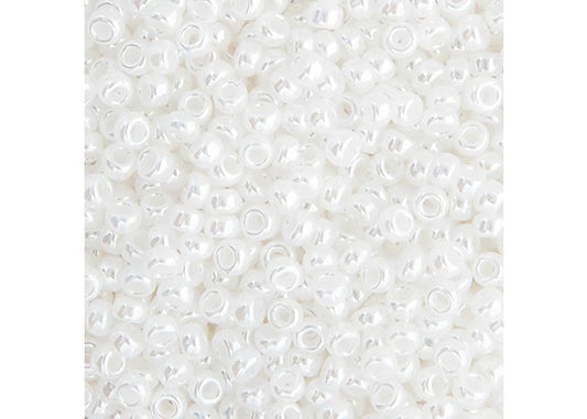 446 - Miyuki Seed Bead 11/0 White Pearl Ceylon
