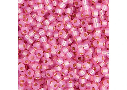 450 - Miyuki Seed Bead 11/0 Lt.Rose S/L Opal Dyed Alabaster