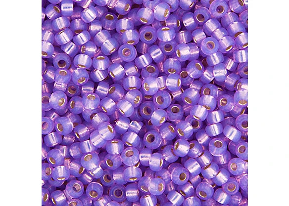 453 - Miyuki Seed Bead 11/0 Lilac S/L Opal Dyed Alabaster
