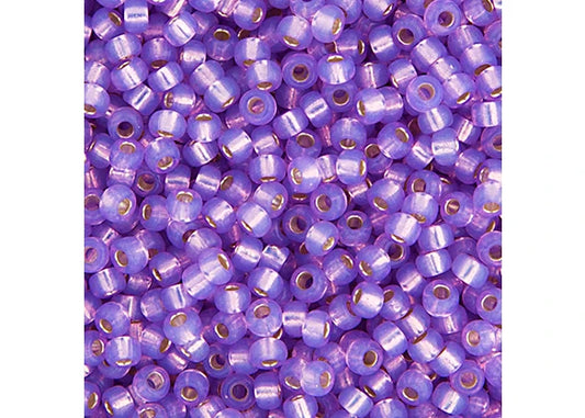 453 - Miyuki Seed Bead 11/0 Lilac S/L Opal Dyed Alabaster