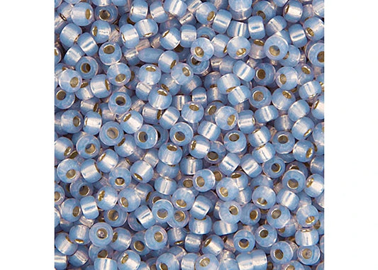 454 - Miyuki Seed Bead 11/0 SmokeGrey S/L Opal Dyed Alabaster