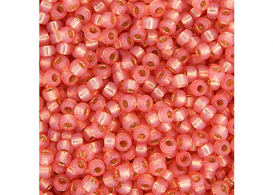 459 - Miyuki Seed Bead 11/0 Salmon S/L Dyed Alabaster