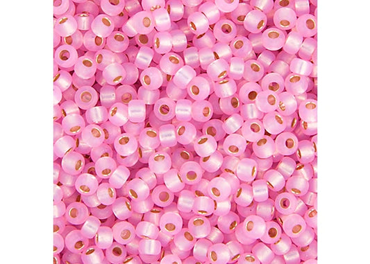 460 - Miyuki Seed Bead 11/0 Pink S/L Dyed Alabaster