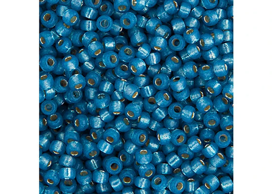 463 - Miyuki Seed Bead 11/0 Denim Blue S/L Dyed Alabaster