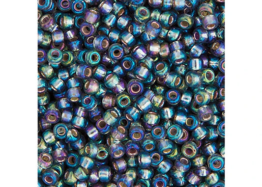 473 - Miyuki Seed Bead 11/0 Grey Silver Lined AB