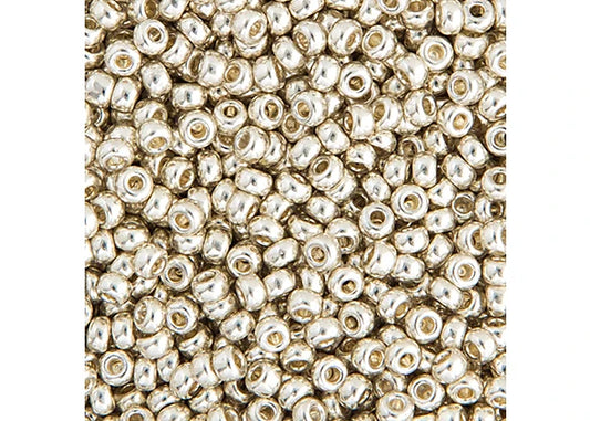 474 - Miyuki Seed Bead 11/0 Silver Galvanized