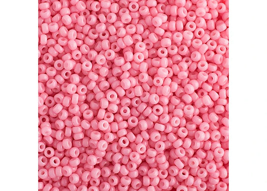 499 - Miyuki Seed Bead 11/0 Classic Pink Opaque Duracoat