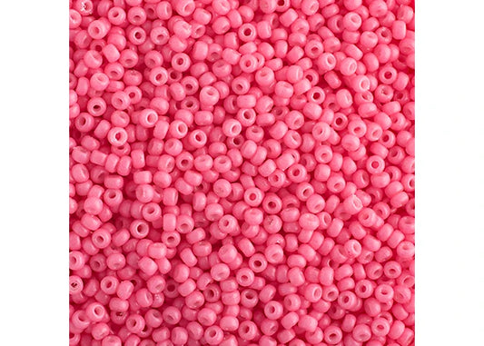 500 - Miyuki Seed Bead 11/0 Bubblegum Pink Opaque Duracoat