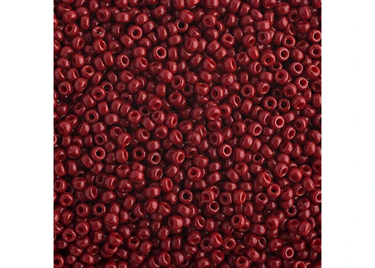 501 - Miyuki Seed Bead 11/0 Light Maroon Opaque Duracoat