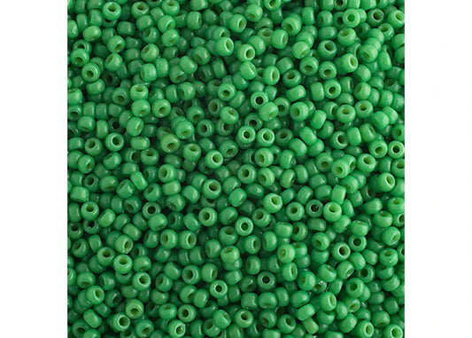 502 - Miyuki Seed Bead 11/0 Spring Green Opaque Duracoat
