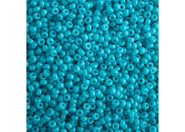 503 - Miyuki Seed Bead 11/0 Deep Icy Blue Opaque Duracoat