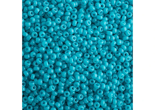 503 - Miyuki Seed Bead 11/0 Deep Icy Blue Opaque Duracoat