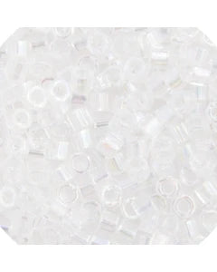 Delica 11/0 Cut Crystal AB