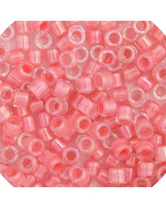 Miyuki Delica 11/0 Rose/Pink AB Lined-Dyed