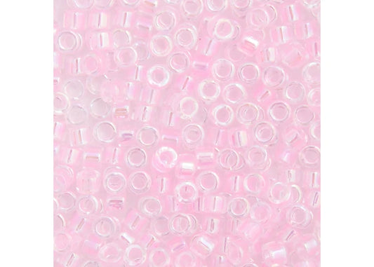 Miyuki Delica 11/0 Pink AB Lined-Dyed