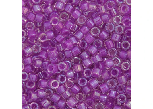 Miyuki Delica 11/0 Lilac AB Lined-Dyed