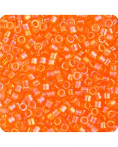 Miyuki Delica 11/0 Light Orange Transparent AB