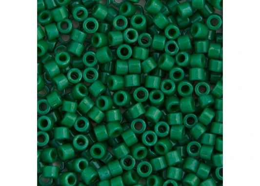 Miyuki Delica 11/0 Green Jade Opaque Dyed