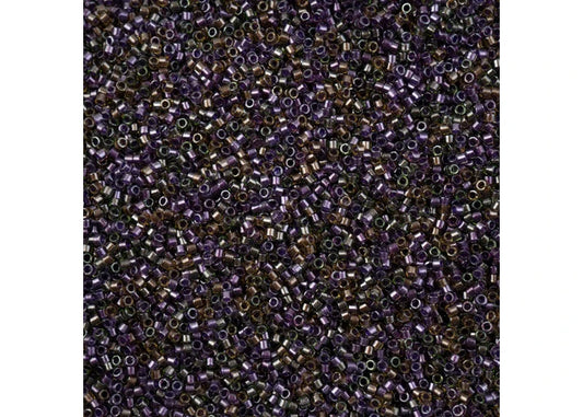Miyuki Delica 11/0 Sparkling Purple C/L Mix