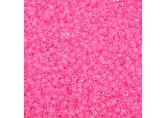 Miyuki Delica 11/0 Light Pink Luminous Neon Color