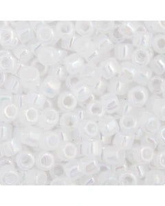 Miyuki Delica 10/0 White Opal AB
