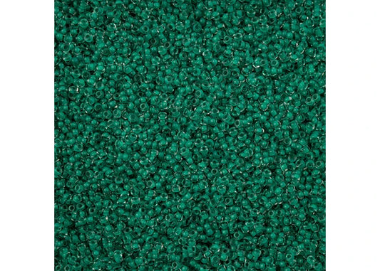 677 - 11/0 Crystal C/L Terra Intensive Dark Green