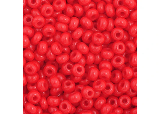 40 - 11/0 Vial Opaque Medium Red