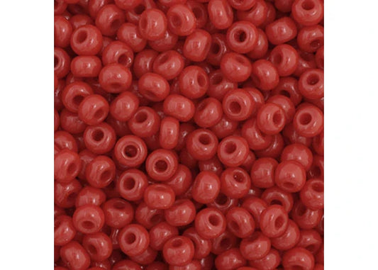 41 -  11/0 Vial Opaque Dark Red
