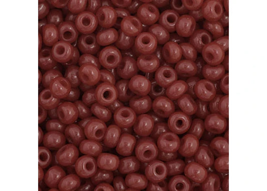 42 - 11/0 Vial Opaque Cranberry
