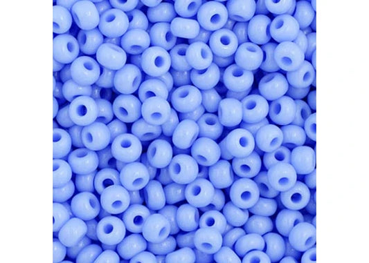 48 - 11/0 Vial Opaque Pale Blue