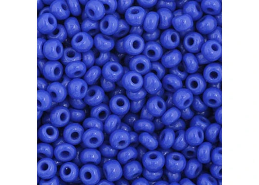 49 - 11/0 Vial Opaque Royal Blue