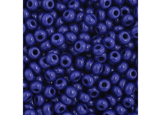 50 - 11/0 Vial Opaque Dark Royal Blue