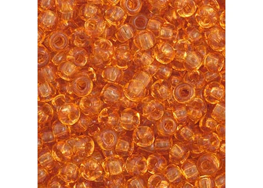57 - 11/0 Vial Transparent Topaz