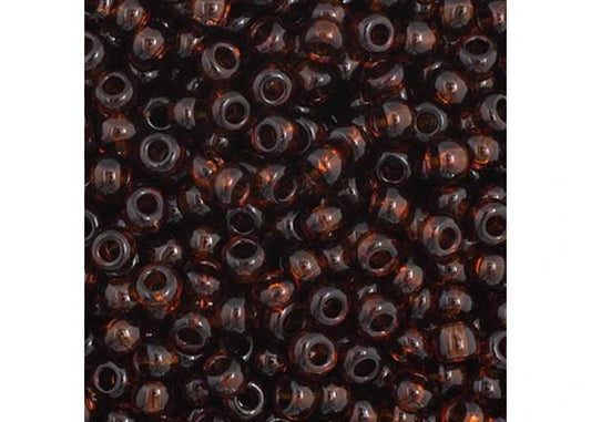 58 - 11/0 Vial Transparent Brown