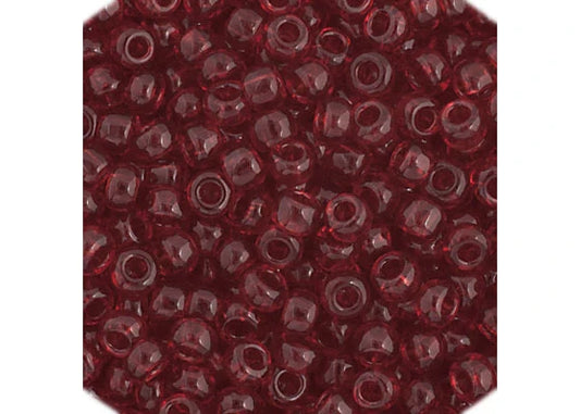63 - 11/0 Vial Transparent Red