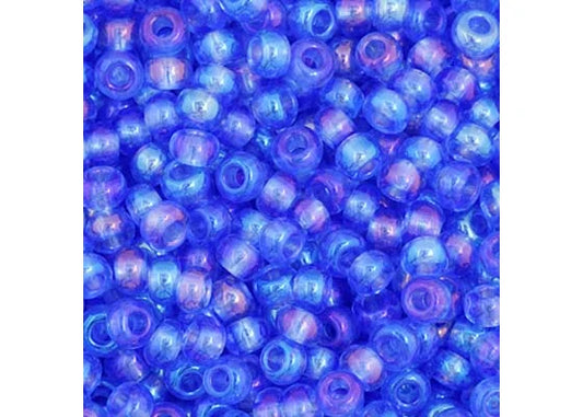 73 - 11/0 Vial Transparent Blue AB