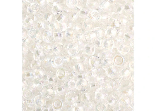 75 - 11/0 Vial Transparent Crystal AB