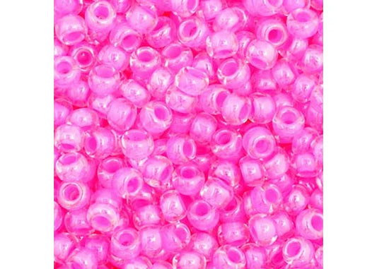 101 - 11/0 Vial Crystal C/L Rose