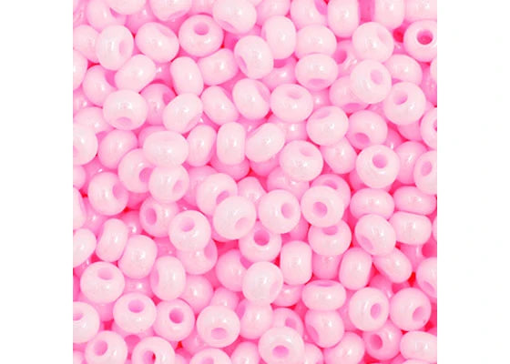 110 - 11/0 Vial Opaque Pink Dyed