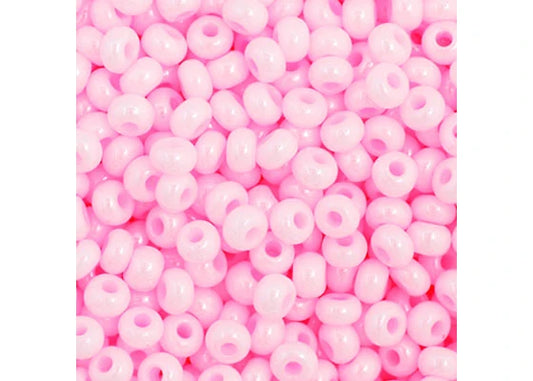 110 - 11/0 Vial Opaque Pink Dyed