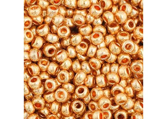 120 - 11/0 Vial Metallic Gold