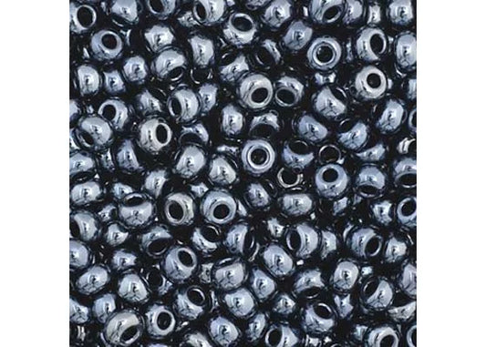 122 - 11/0 Vial Metallic Gunmetal