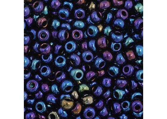 125 - 11/0 Vial Opaque Navy Blue AB