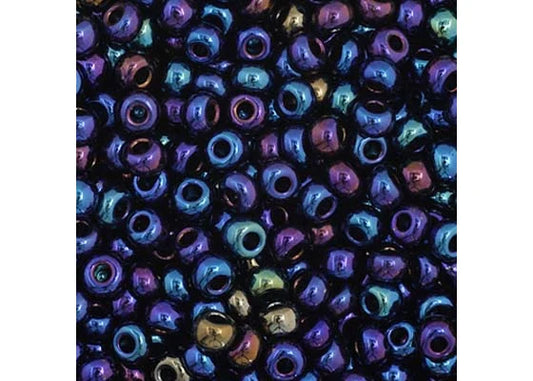 125 - 11/0 Vial Opaque Navy Blue AB