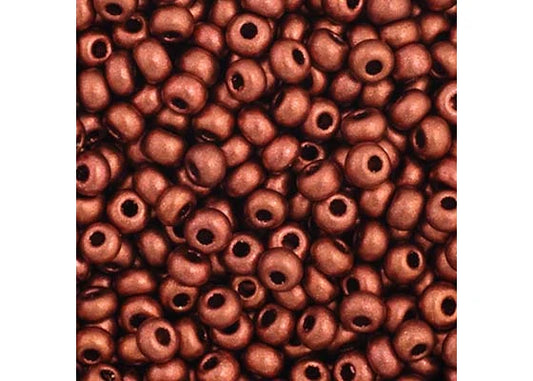 140 - 11/0 Vial Metallic Copper