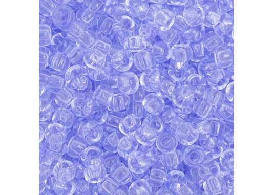 142 - 11/0 Vial Transparent Tanzanite Dyed