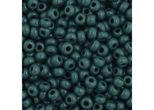 148 - 11/0 Vial Opaque Dark Green