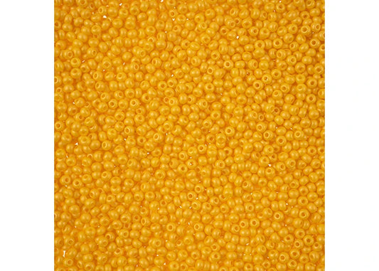 11/0 PermaLux Dyed Chalk Dark Yellow 320